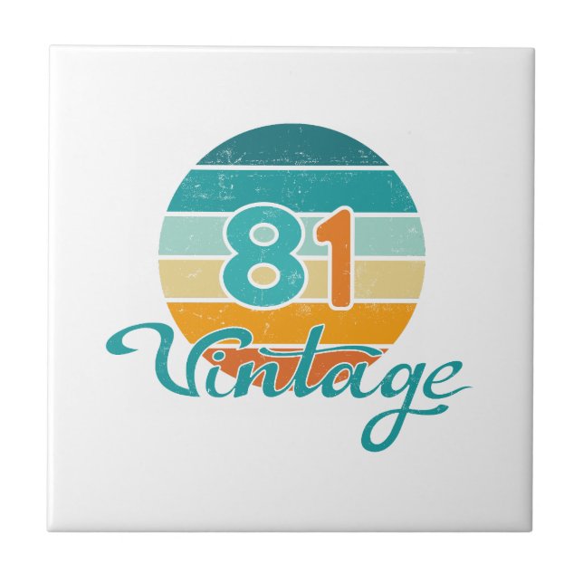 Retro Sunset 81 Vintage Distressed (Frente)