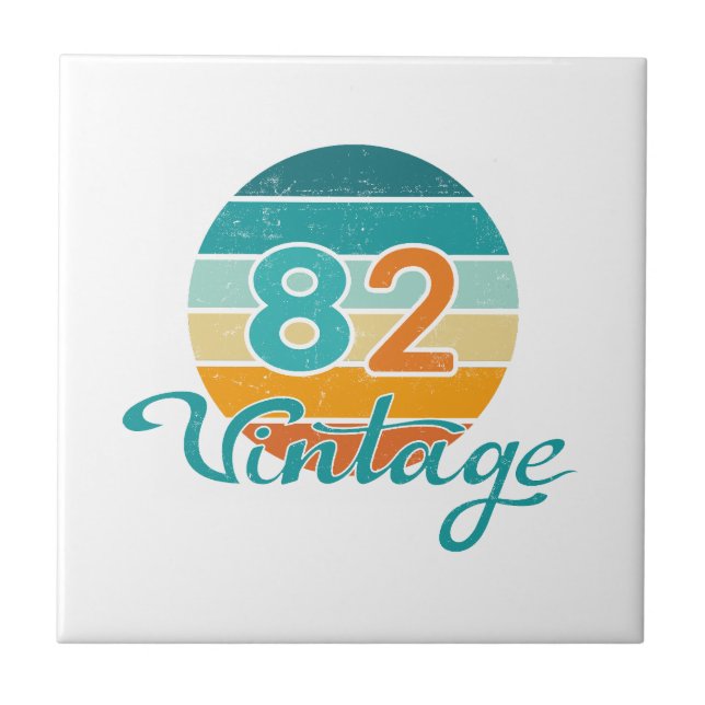 Retro Sunset 82 Vintage Distressed (Frente)