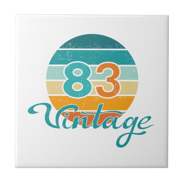 Retro Sunset 83 Vintage Distressed (Frente)