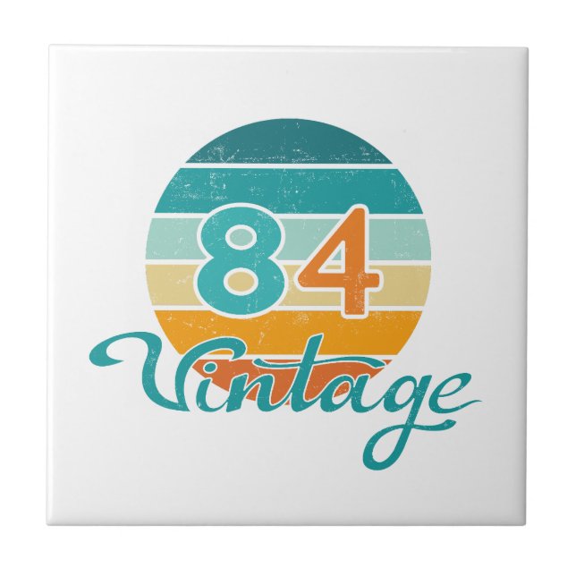 Retro Sunset 84 Vintage Distressed (Frente)