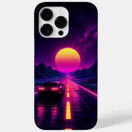 Retro Sunset Road Cell Phone Case