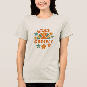 Retro Sunshine Fique Groovy Gráfico