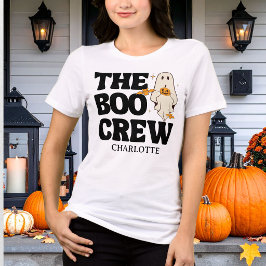 Retro The Boo Crew Halloween Assustador