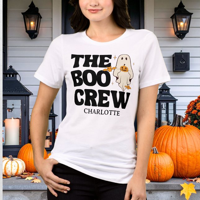 Retro The Boo Crew Halloween Assustador (Criador carregado)