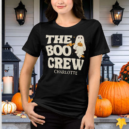 Retro The Boo Crew Halloween Assustador