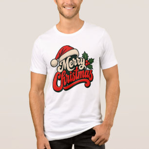Retro Vintage Feliz Natal Chapéu de Papai Noel Aze