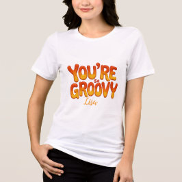 Retro You’re So Groovy Personalized Name 70s 