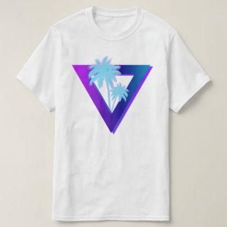 RETROWAVE SYNTHWAVE PALMEIRAS CAMISA TRIÂNGULO