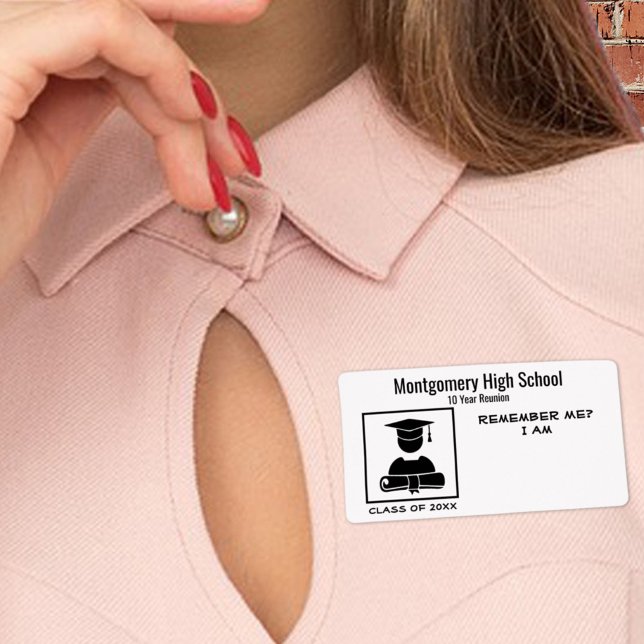 Reunião de classe/Nome de etiqueta de etiqueta pre (Criador carregado)