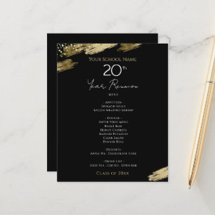 Reunião de Classe - Preto e Evento Dourado