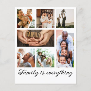 Reunião de colagem de fotos da família, presente p