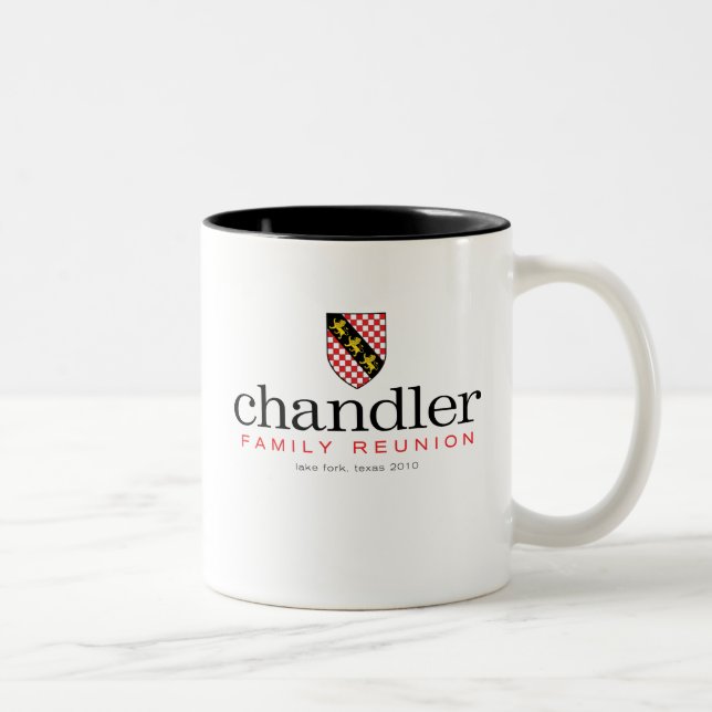 Reunião de família de Chandler - caneca (Direita)