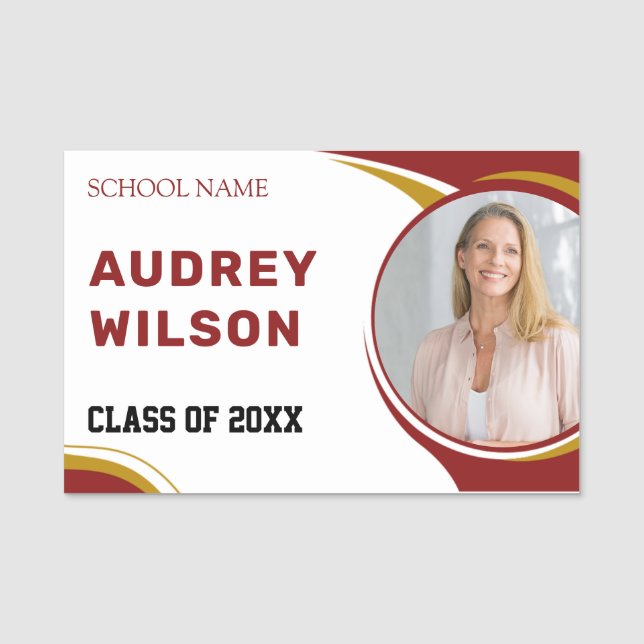 Reunião de Nomes de etiqueta de Fotografia da Reun (Frente)