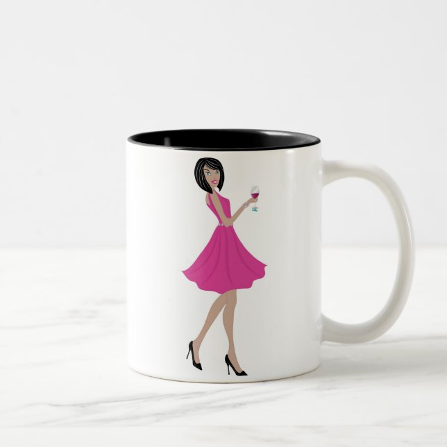 Reunião na caneca branca e preta do Martha's (Direita)