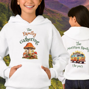 Reunião Personalizável da Família Retro Branca