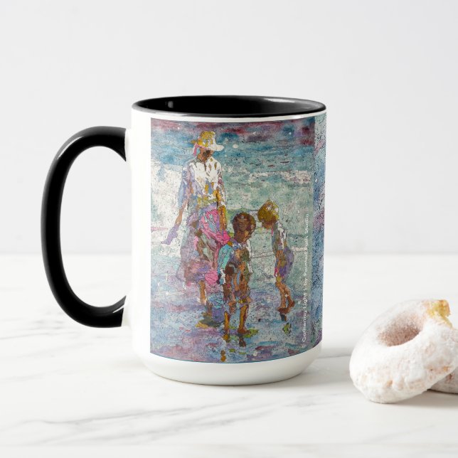 Reunindo Luz © – Caneca de Arte Fina (Com Donut)