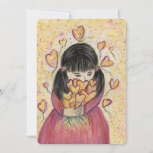 Reunir Corações de Amor Convites Coloridos