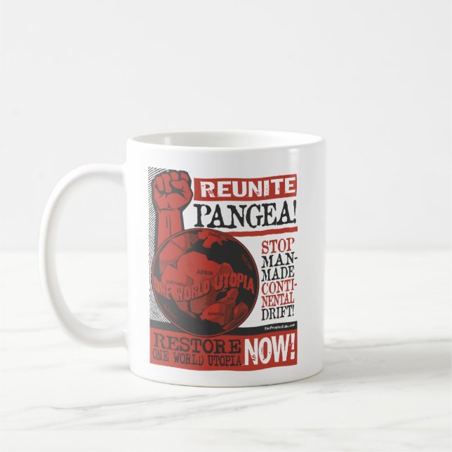Reunir Pangea! Caneca (Esquerda)