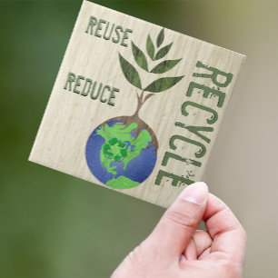 Reutilizar Reduzir o Reciclar do globo terrestre