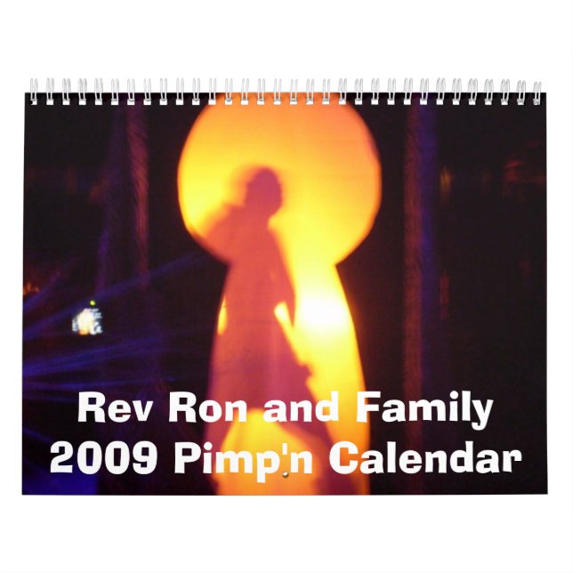 Rev Ron e calendário 2009 de Pimp'n da família (Capa)