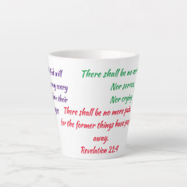 Revelação 21:4 caneca
