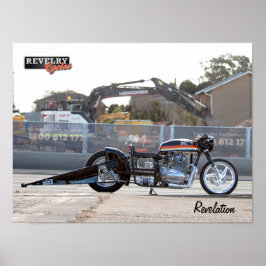 Revelry Racing Drag Bike Poster