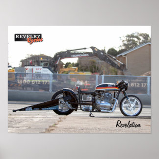 Revelry Racing Drag Bike Poster
