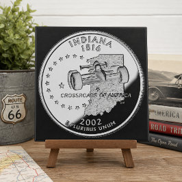 Reverso do Quarto de Estado de Indiana Falso