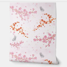 Revestimento de Parede Floral Rosa Suave | Papel d