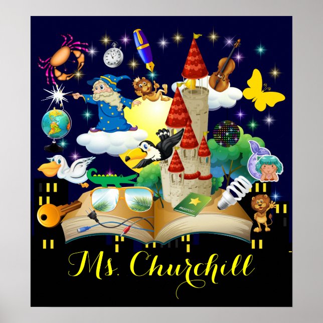 ReViSeD Teacher Reading - Literacy Poster - SRF (Frente)