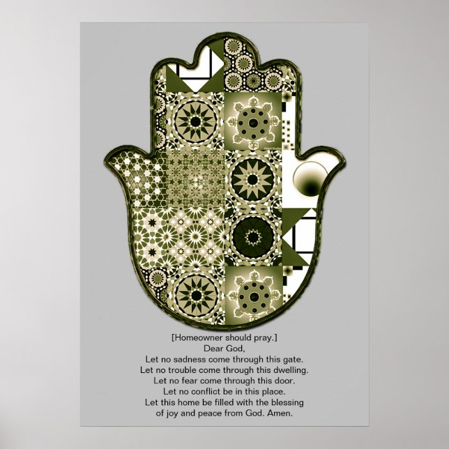 Revisited Khamsa Hand Poster Design 2 Owner (Frente)