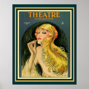 Revista Art Deco Theater Poster 16 x 20
