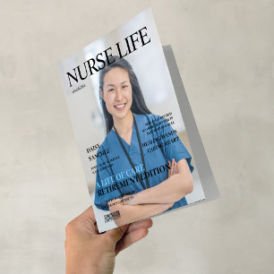 Revista de Anúncio de Aposentadoria de Enfermeira