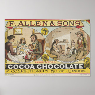 revista londrina de 1880 e Poster