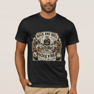 Revival do Rock & Roll Camiseta do Festival Skul