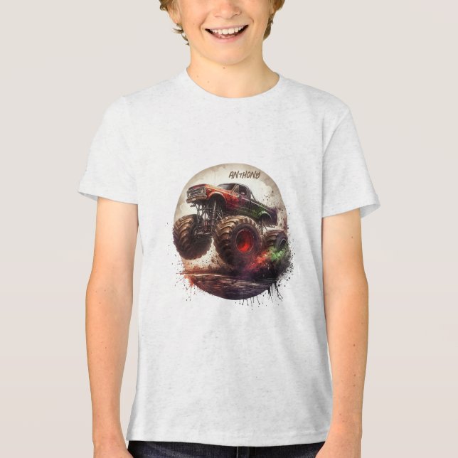 "Revogado e Pronto para Rolar" Caminhão Monstro Pe (Frente)