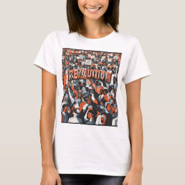 "Revolução" camiseta gráfica