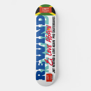 REWIND & AME OUTRA VEZ 8 1/4" Deck de Skateboard