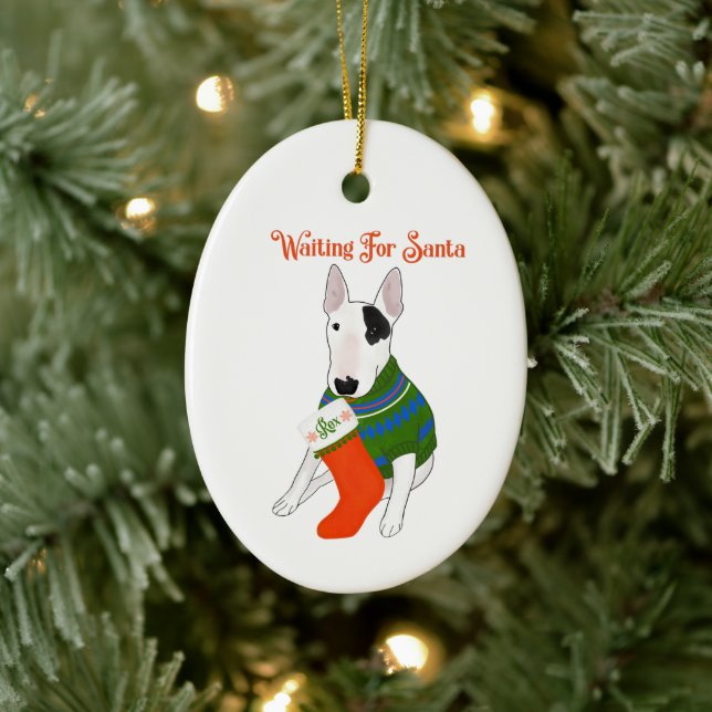 Rex Esperando pelo ornamento de Papais noeis (Árvore)