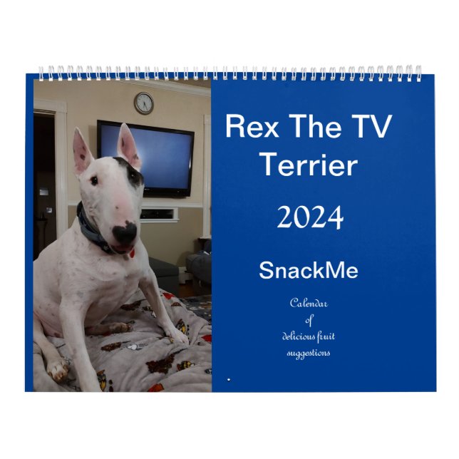 Rex O Calendário SnackMe Da TV Terrier 2024 (Capa)