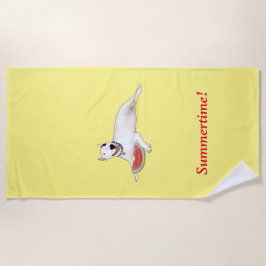 Rex O Terrier Summertime Da TV! Toalha de praia