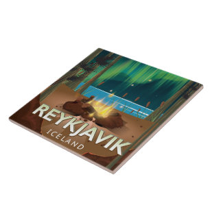 Reykjavik Camping Viagens vintage