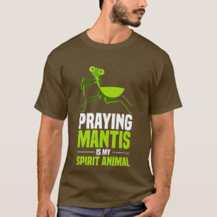 Rezando Mantis Camisa Meu Espírito Insetos Animais