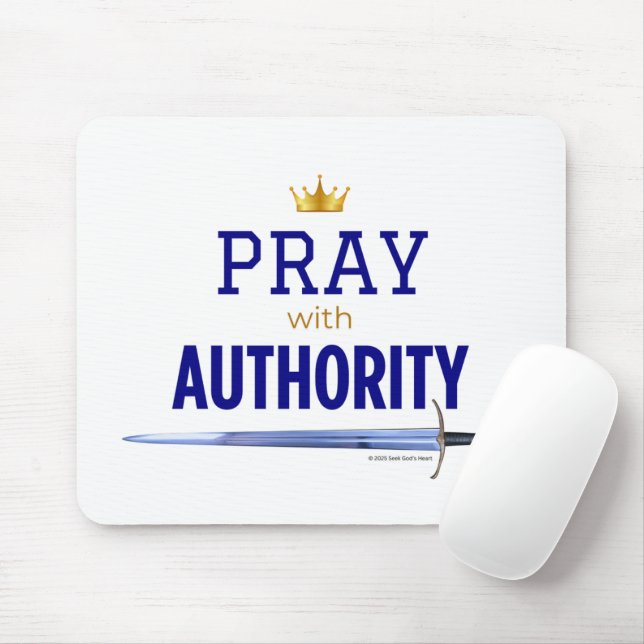 Reze com o Mousepad da Autoridade - Coroa e Espada (Com mouse)