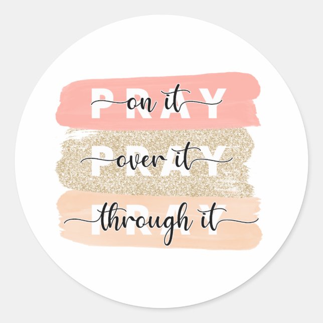 Reze no adesivo (Frente)