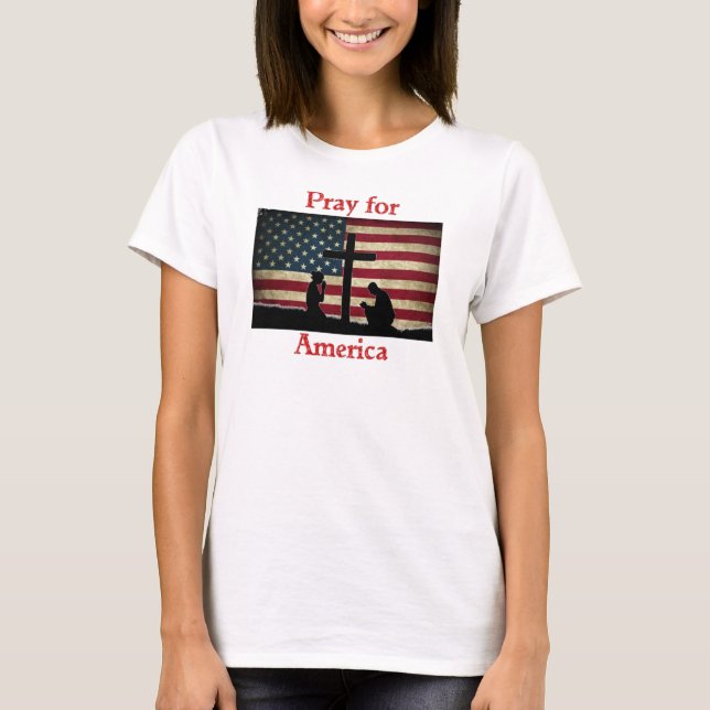 Reze pela Camiseta Americana (Frente)
