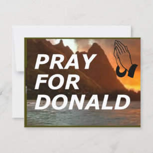 Reze por Donald (Trump) 5"x7" Obtenha o Cartão