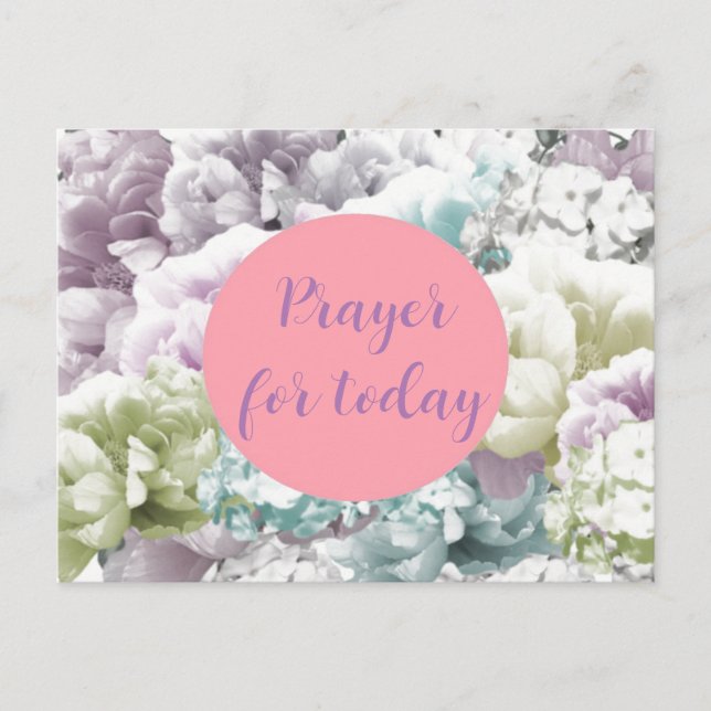 Reze uma Escritura para o Cartão Postal de Hoje (Frente)