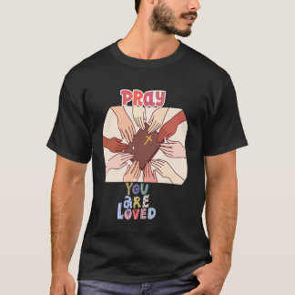 Reze, Você É Amado Camiseta Cristã Inspiradora par