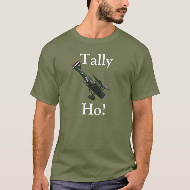 RFC Tally Ho! Camiseta da Primeira Guerra Mundial (Frente)